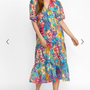 JOHNNYWAS HELENA TIERED MAXI DRESS